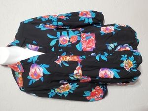 Maeve/Anthropologie half sleeve floral top size 10